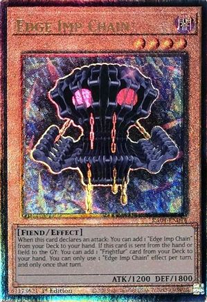 Edge Imp Chain (Ultimate Rare) [RA04-EN014] - Quarter Century Stampede 1st Edition - Ultimate Rare - Trinity Hobby