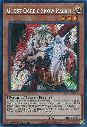 Ghost Ogre & Snow Rabbit (Secret Rare) [RA04-EN015] - Quarter Century Stampede 1st Edition - Secret Rare - Trinity Hobby