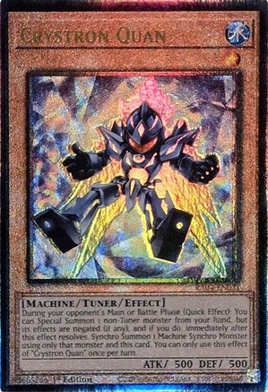 Crystron Quan (Ultimate Rare) [RA04-EN021] - Quarter Century Stampede 1st Edition - Ultimate Rare - Trinity Hobby