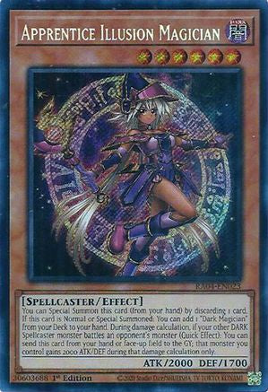 Apprentice Illusion Magician (Secret Rare) [RA04-EN023] - Quarter Century Stampede  - Secret Rare - Trinity Hobby