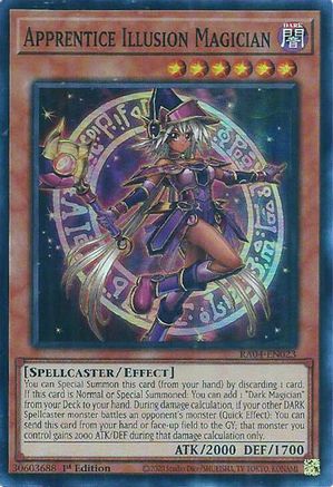 Apprentice Illusion Magician [RA04-EN023] - Quarter Century Stampede 1st Edition - Super Rare - Trinity Hobby