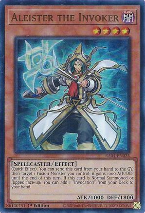 Aleister the Invoker (Alternate Art) (UR) [RA04-EN024] - Quarter Century Stampede 1st Edition - Ultra Rare - Trinity Hobby