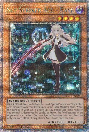 Sky Striker Ace - Raye (Quarter Century Secret Rare) [RA04-EN026] - Quarter Century Stampede 1st Edition - Quarter Century Secret Rare - Trinity Hobby