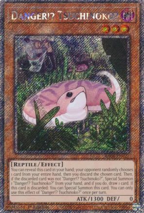 Danger!? Tsuchinoko? (Platinum Secret Rare) [RA04-EN027] - Quarter Century Stampede 1st Edition - Platinum Secret Rare - Trinity Hobby
