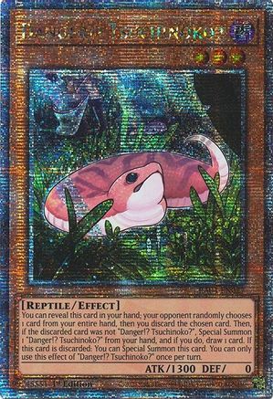 Danger!? Tsuchinoko? (Quarter Century Secret Rare) [RA04-EN027] - Quarter Century Stampede 1st Edition - Quarter Century Secret Rare - Trinity Hobby