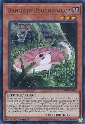 Danger!? Tsuchinoko? (UR) [RA04-EN027] - Quarter Century Stampede 1st Edition - Ultra Rare - Trinity Hobby