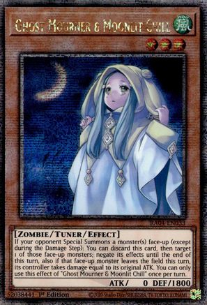 Ghost Mourner & Moonlit Chill (Quarter Century Secret Rare) [RA04-EN033] - Quarter Century Stampede 1st Edition - Quarter Century Secret Rare - Trinity Hobby