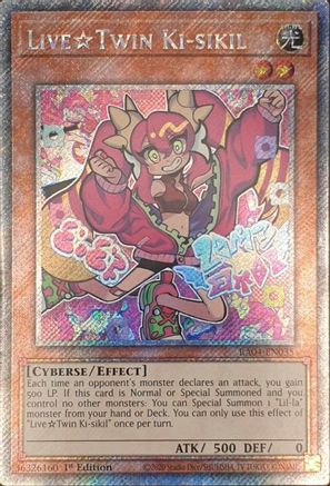 LiveTwin Ki-sikil (Platinum Secret Rare) [RA04-EN035] - Quarter Century Stampede 1st Edition - Platinum Secret Rare - Trinity Hobby