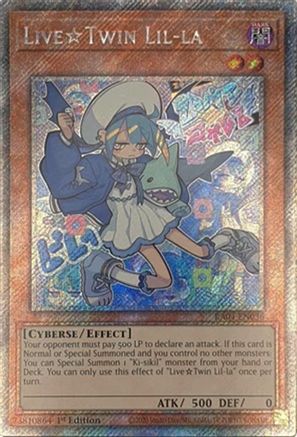 LiveTwin Lil-la (Platinum Secret Rare) [RA04-EN036] - Quarter Century Stampede 1st Edition - Platinum Secret Rare - Trinity Hobby