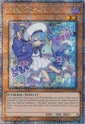 LiveTwin Lil-la (Quarter Century Secret Rare) [RA04-EN036] - Quarter Century Stampede 1st Edition - Quarter Century Secret Rare - Trinity Hobby
