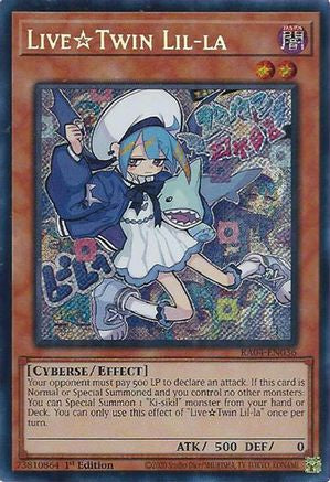 LiveTwin Lil-la (Secret Rare) [RA04-EN036] - Quarter Century Stampede 1st Edition - Secret Rare - Trinity Hobby