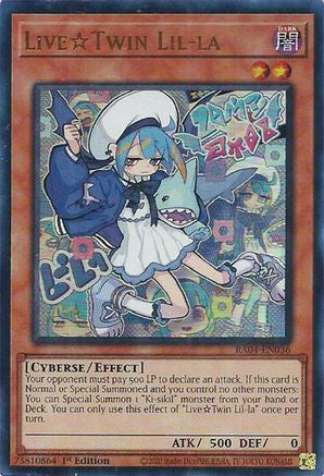 LiveTwin Lil-la (UR) [RA04-EN036] - Quarter Century Stampede 1st Edition - Ultra Rare