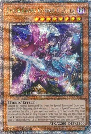 EvilTwins Ki-sikil & Lil-la (Quarter Century Secret Rare) [RA04-EN037] - Quarter Century Stampede 1st Edition - Quarter Century Secret Rare - Trinity Hobby