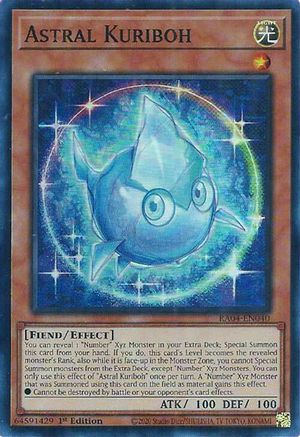 Astral Kuriboh [RA04-EN040] - Quarter Century Stampede 1st Edition - Super Rare - Trinity Hobby