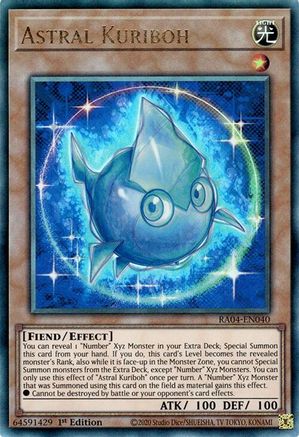 Astral Kuriboh (Ultimate Rare) [RA04-EN040] - Quarter Century Stampede 1st Edition - Ultimate Rare - Trinity Hobby