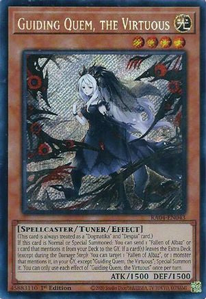 Guiding Quem, the Virtuous (Secret Rare) [RA04-EN043] - Quarter Century Stampede 1st Edition - Secret Rare - Trinity Hobby