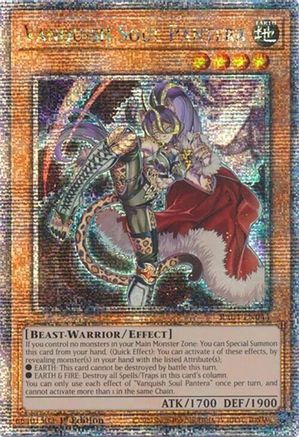 Vanquish Soul Pantera (Quarter Century Secret Rare) [RA04-EN044] - Quarter Century Stampede 1st Edition - Quarter Century Secret Rare - Trinity Hobby