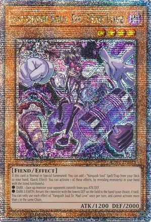 Vanquish Soul Dr. Mad Love (Quarter Century Secret Rare) [RA04-EN045] - Quarter Century Stampede 1st Edition - Quarter Century Secret Rare - Trinity Hobby