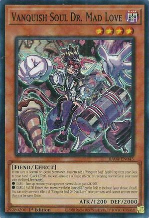 Vanquish Soul Dr. Mad Love [RA04-EN045] - Quarter Century Stampede 1st Edition - Super Rare - Trinity Hobby