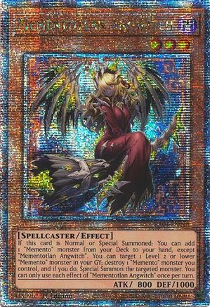 Mementotlan Angwitch (Quarter Century Secret Rare) [RA04-EN048] - Quarter Century Stampede 1st Edition - Quarter Century Secret Rare - Trinity Hobby