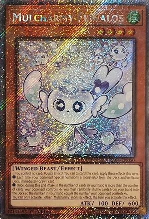 Mulcharmy Fuwalos (Platinum Secret Rare) [RA04-EN050] - Quarter Century Stampede 1st Edition - Platinum Secret Rare - Trinity Hobby