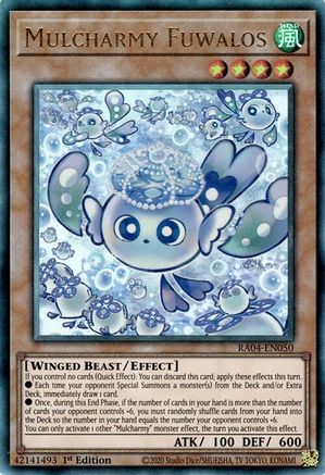 Mulcharmy Fuwalos (Ultimate Rare) [RA04-EN050] - Quarter Century Stampede 1st Edition - Ultimate Rare - Trinity Hobby
