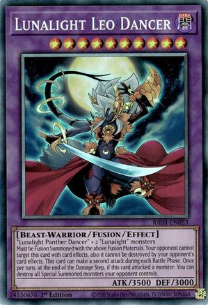 Lunalight Leo Dancer (CR) [RA04-EN053] - Quarter Century Stampede 1st Edition - Collector's Rare