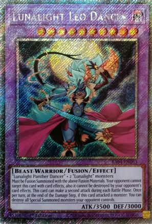 Lunalight Leo Dancer (Platinum Secret Rare) [RA04-EN053] - Quarter Century Stampede 1st Edition - Platinum Secret Rare - Trinity Hobby