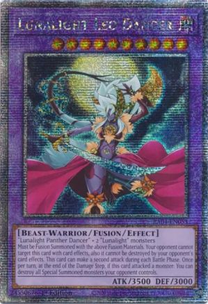 Lunalight Leo Dancer (Quarter Century Secret Rare) [RA04-EN053] - Quarter Century Stampede 1st Edition - Quarter Century Secret Rare - Trinity Hobby