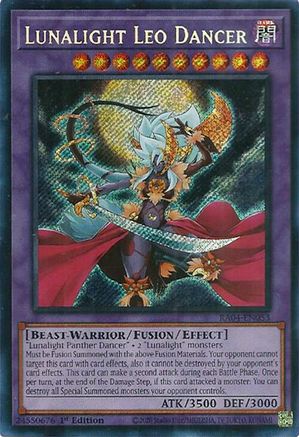 Lunalight Leo Dancer (Secret Rare) [RA04-EN053] - Quarter Century Stampede 1st Edition - Secret Rare - Trinity Hobby