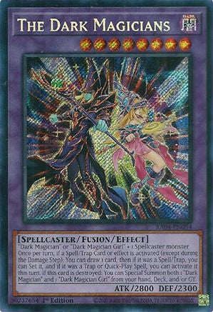 The Dark Magicians (Secret Rare) [RA04-EN054] - Quarter Century Stampede 1st Edition - Secret Rare - Trinity Hobby