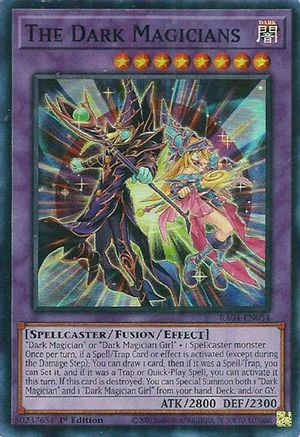 The Dark Magicians [RA04-EN054] - Quarter Century Stampede 1st Edition - Super Rare - Trinity Hobby