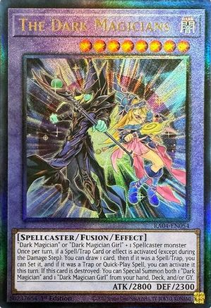The Dark Magicians (Ultimate Rare) [RA04-EN054] - Quarter Century Stampede 1st Edition - Ultimate Rare - Trinity Hobby