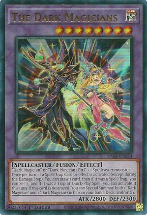 The Dark Magicians (UR) [RA04-EN054] - Quarter Century Stampede 1st Edition - Ultra Rare - Trinity Hobby