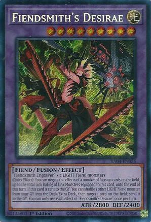 Fiendsmith's Desirae (Secret Rare) [RA04-EN056] - Quarter Century Stampede 1st Edition - Secret Rare - Trinity Hobby