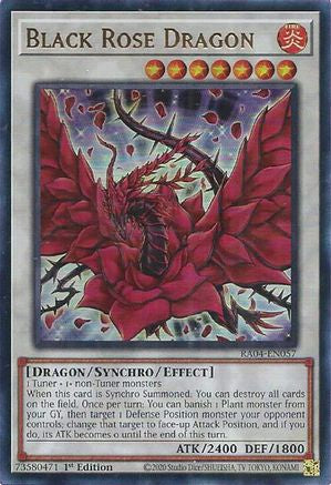 Black Rose Dragon (UR) [RA04-EN057] - Quarter Century Stampede 1st Edition - Ultra Rare - Trinity Hobby