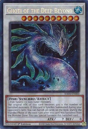 Ghoti of the Deep Beyond (Secret Rare) [RA04-EN060] - Quarter Century Stampede 1st Edition - Secret Rare - Trinity Hobby