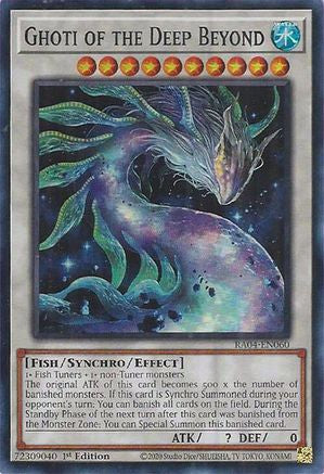 Ghoti of the Deep Beyond [RA04-EN060] - Quarter Century Stampede 1st Edition - Super Rare - Trinity Hobby