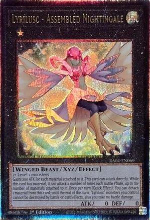Lyrilusc - Assembled Nightingale (Ultimate Rare) [RA04-EN069] - Quarter Century Stampede 1st Edition - Ultimate Rare - Trinity Hobby
