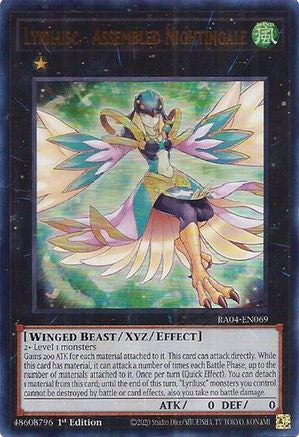 Lyrilusc - Assembled Nightingale (UR) [RA04-EN069] - Quarter Century Stampede 1st Edition - Ultra Rare - Trinity Hobby
