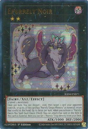 Epurrely Noir (UR) [RA04-EN071] - Quarter Century Stampede 1st Edition - Ultra Rare - Trinity Hobby