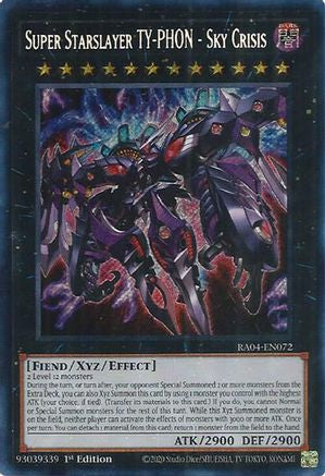 Super Starslayer TY-PHON - Sky Crisis (Secret Rare) [RA04-EN072] - Quarter Century Stampede 1st Edition - Secret Rare - Trinity Hobby