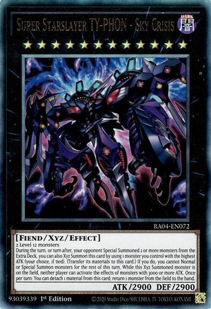 Super Starslayer TY-PHON - Sky Crisis (Ultimate Rare) [RA04-EN072] - Quarter Century Stampede 1st Edition - Ultimate Rare - Trinity Hobby