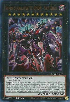 Super Starslayer TY-PHON - Sky Crisis (UR) [RA04-EN072] - Quarter Century Stampede 1st Edition - Ultra Rare - Trinity Hobby