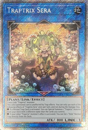Traptrix Sera (Platinum Secret Rare) [RA04-EN075] - Quarter Century Stampede 1st Edition - Platinum Secret Rare - Trinity Hobby