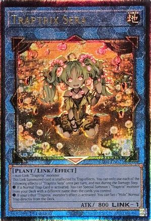Traptrix Sera (Ultimate Rare) [RA04-EN075] - Quarter Century Stampede 1st Edition - Ultimate Rare - Trinity Hobby