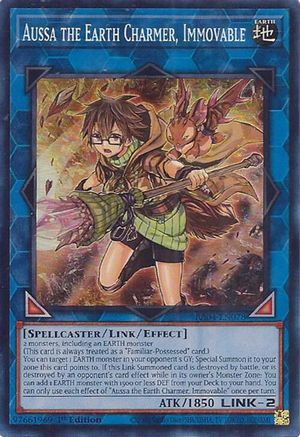 Aussa the Earth Charmer, Immovable [RA04-EN078] - Quarter Century Stampede 1st Edition - Super Rare - Trinity Hobby