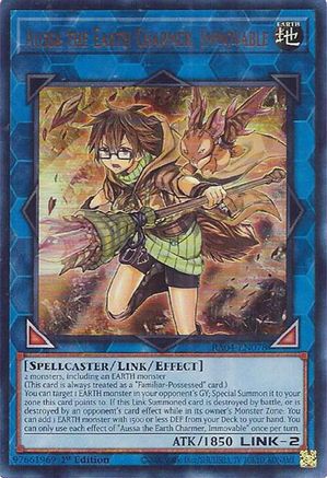 Aussa the Earth Charmer, Immovable (UR) [RA04-EN078] - Quarter Century Stampede 1st Edition - Ultra Rare - Trinity Hobby