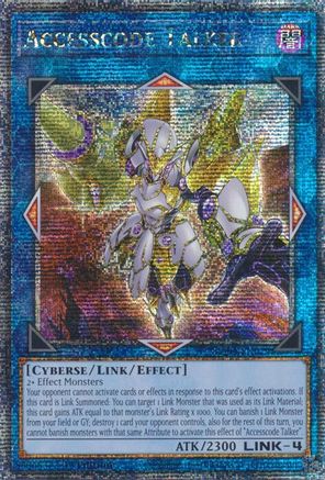 Accesscode Talker (New Art) (Quarter Century Secret Rare) [RA04-EN079] - Quarter Century Stampede 1st Edition - Quarter Century Secret Rare - Trinity Hobby
