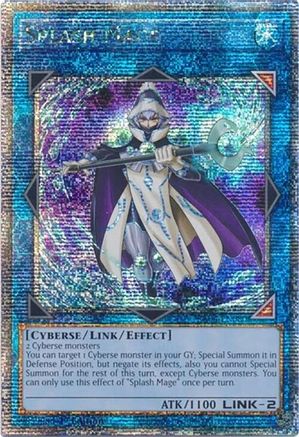 Splash Mage (Quarter Century Secret Rare) [RA04-EN080] - Quarter Century Stampede 1st Edition - Quarter Century Secret Rare - Trinity Hobby